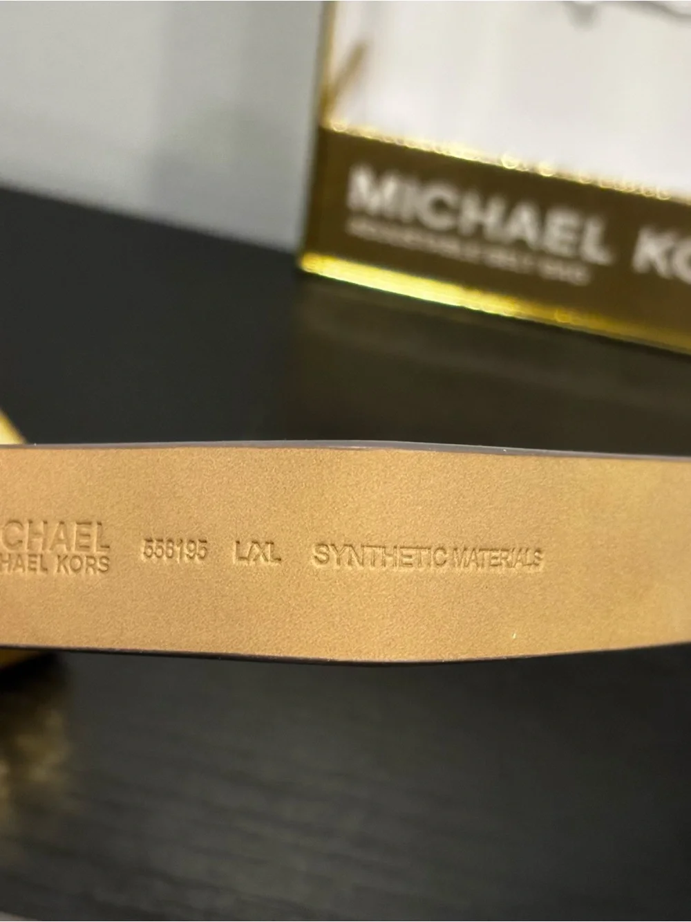 Michael Kors Silver MK Logo belt bag sz L/XL new w box and tags wallet